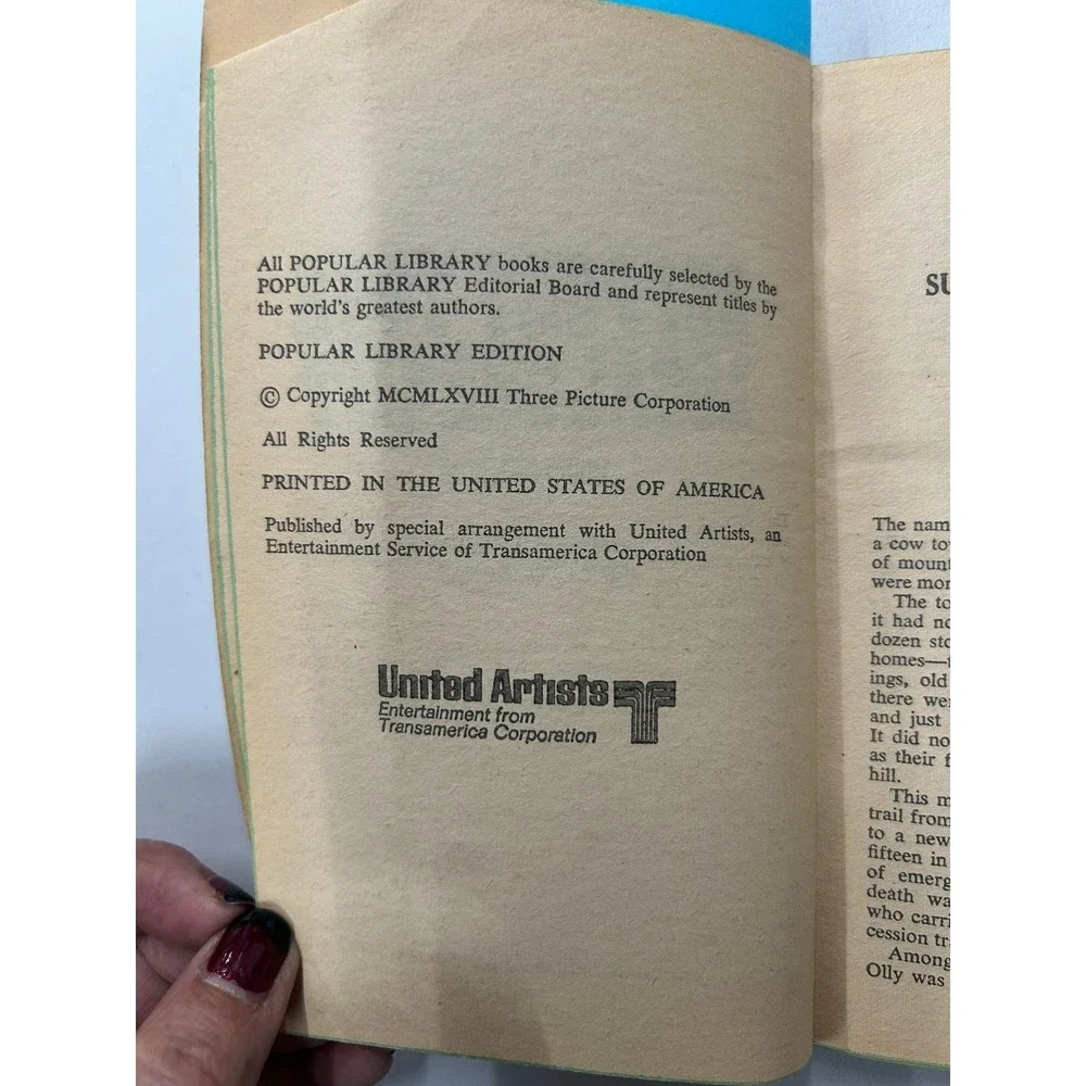 Support Your Local Sheriff Philip Ketchum 1968 Western Paperback Popular Library
